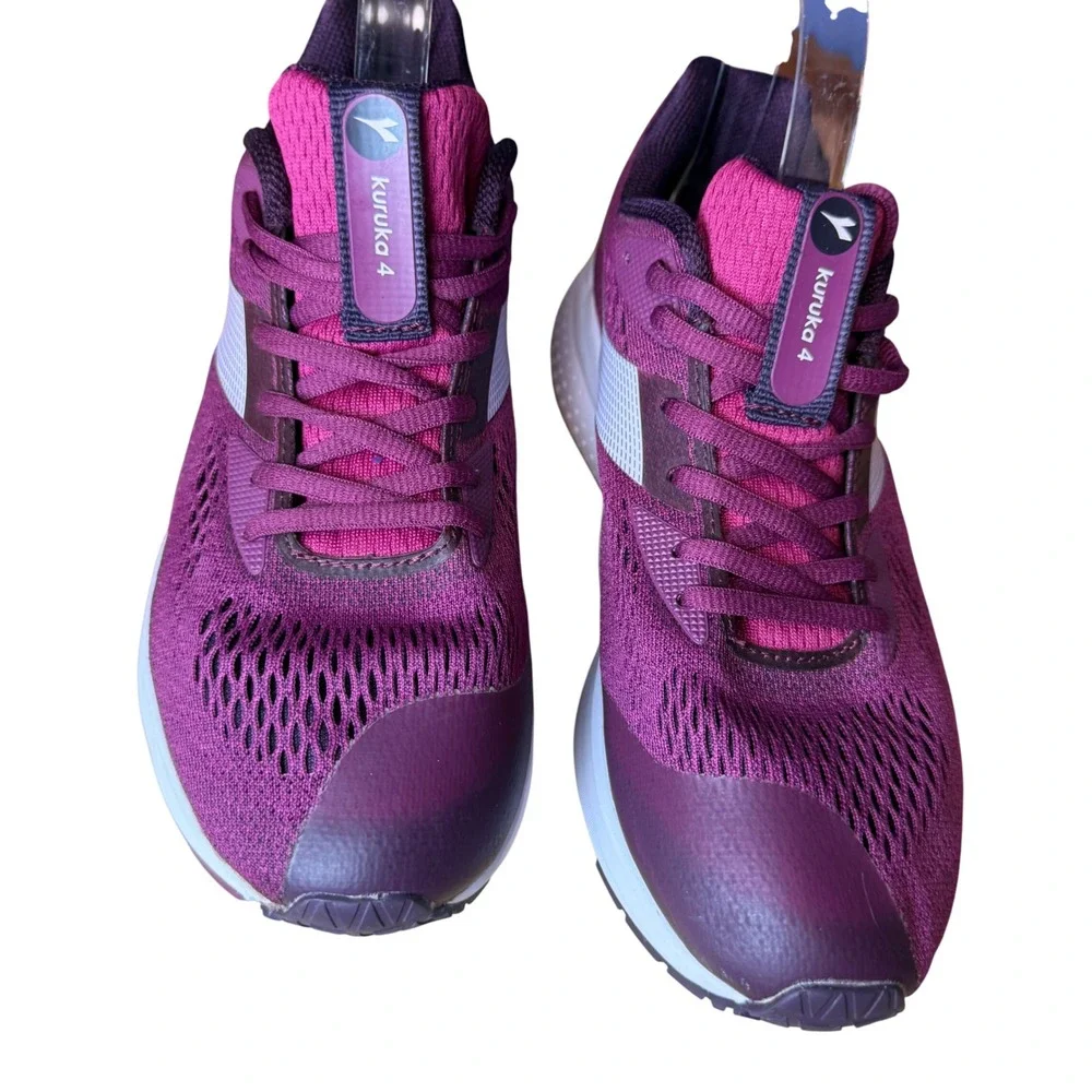 Diadora Kuruka 4 Womens Running Shoes Plum Magenta White Sneakers 101.174884‎ 8